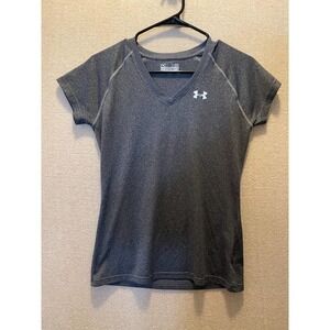 Under Armour Top Women's XS Gray Heat Gear